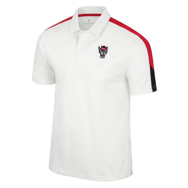 Men's NC State Polo - White